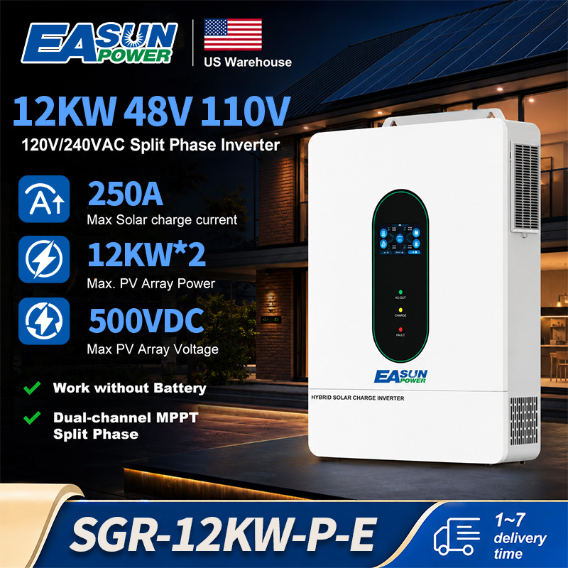 Grid Tie Inverter Limiter 2000W - EASUN POWER 12KW Inverter Fase Terpisah
