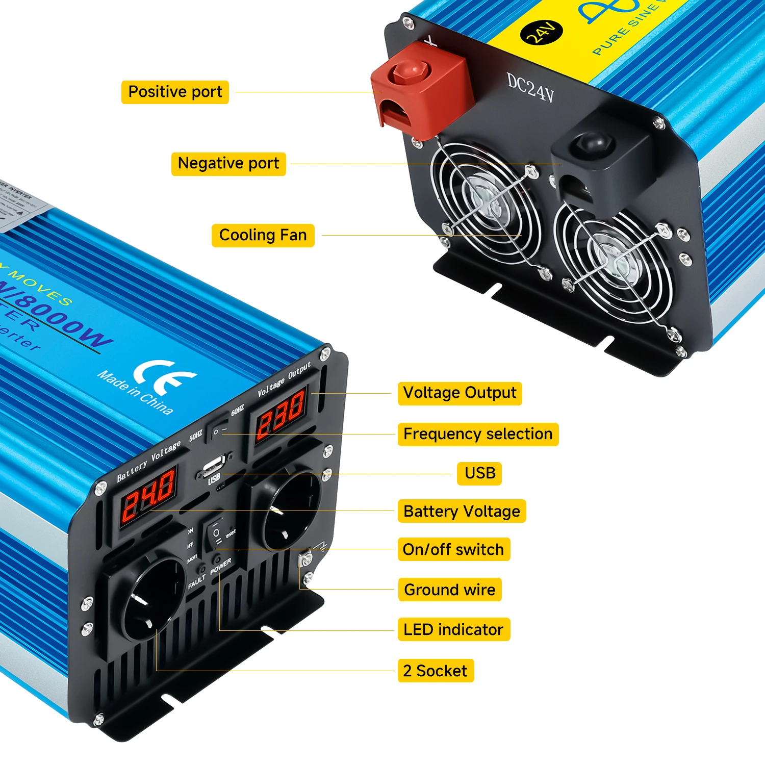 Generator Inverter Transformat - Off Grid Solar Inverter 48V 6000W ulasan dan harga